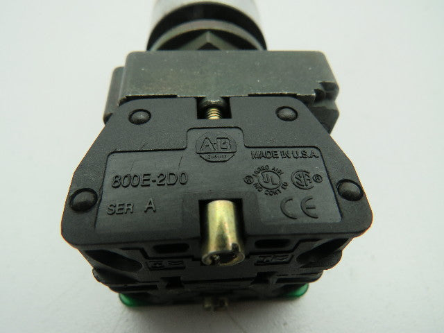 Allen Bradley White Flush Push Button Ser A 800E-2D0 N.O. 800E-2X10  Lot of 6