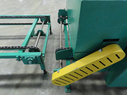 Busse Bros ST-40 Pallet Stacker  40" X 40" Skid Unloader Chain Conveyor