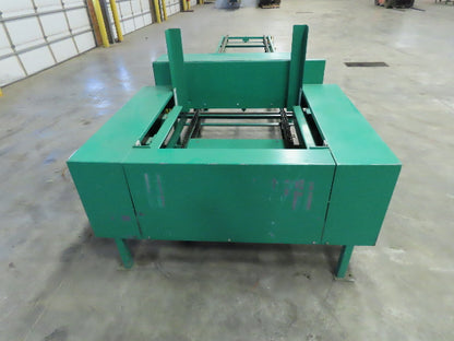 Busse Bros ST-40 Pallet Stacker  40" X 40" Skid Unloader Chain Conveyor