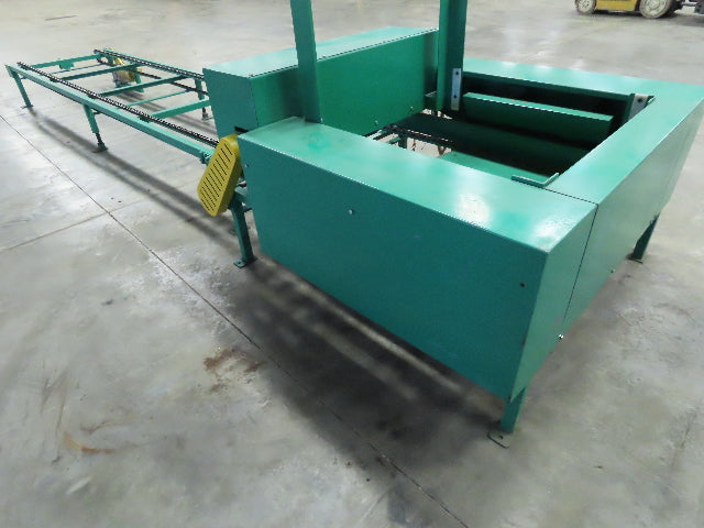 Busse Bros ST-40 Pallet Stacker  40" X 40" Skid Unloader Chain Conveyor