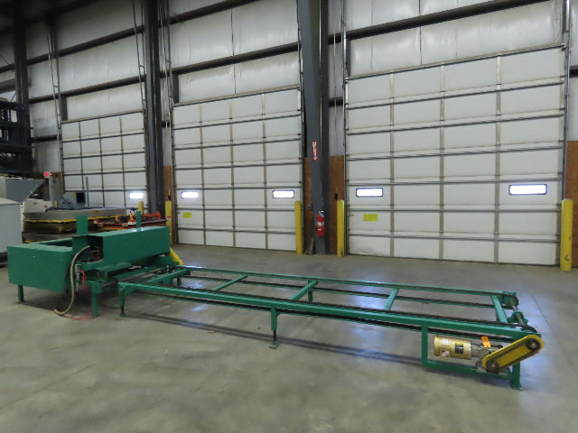 Busse Bros ST-40 Pallet Stacker  40" X 40" Skid Unloader Chain Conveyor