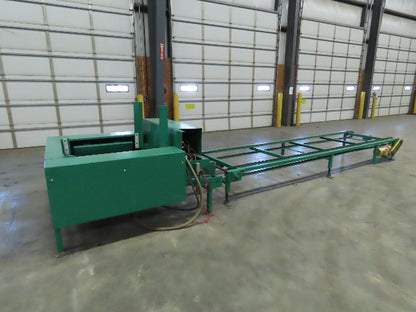 Busse Bros ST-40 Pallet Stacker  40" X 40" Skid Unloader Chain Conveyor