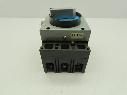 General Electric TED136D15 3 Pole Circuit Breaker 15 Amp. 600 Vac. W/ Turn Trip