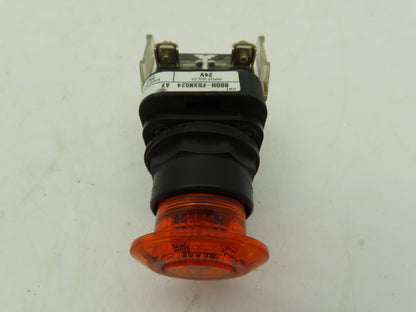 Allen Bradley 800H-FRXMQ24A7 Illuminated 3-Pos Push-Pull Button AMBER Ser F 24V