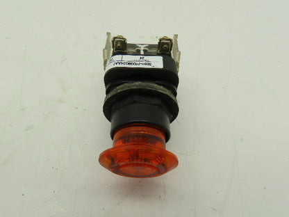 Allen Bradley 800H-FRXMQ24AA7 Illuminated 3-Pos Push-Pull Button AMBER Ser F 24V