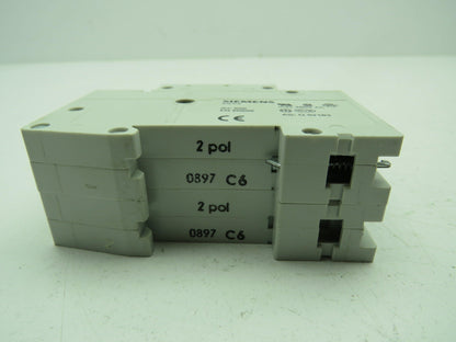 Siemens 5CX2  C6 480V Circuit Breaker 2 Pole Lot Of 7