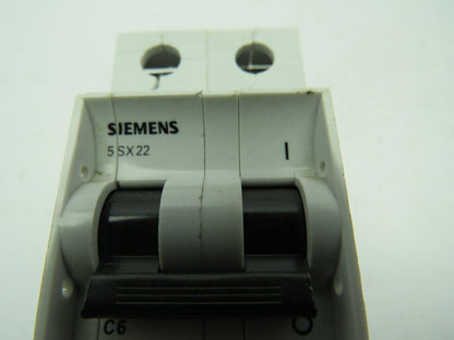 Siemens 5CX2  C6 480V Circuit Breaker 2 Pole Lot Of 7