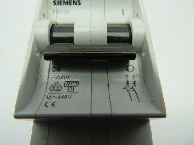 Siemens 5CX2  C6 480V Circuit Breaker 2 Pole Lot Of 7