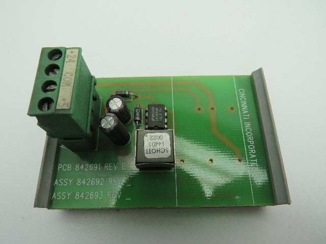 Cincinnati Incorporated PCB 842691 Rev B  Assy. 842692 Rev A Circuit Board