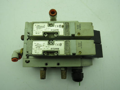 Numatics 061BA400M Solenoid Valve w/ Manifold Base