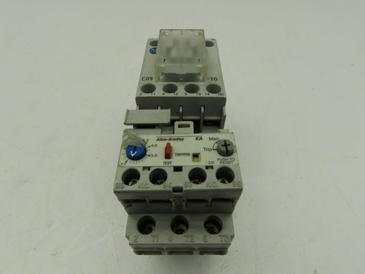 Allen Bradley 100-C09*10 Series A Contactor W/100-C09*10 Series A Overload Relay