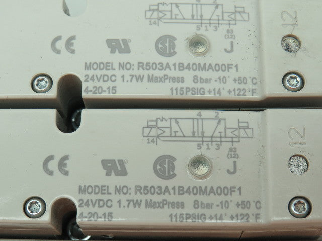 Numatics  R503A1B40MA00F1  Valve Assembly K503AMM2HMA0010, K503AK428327021