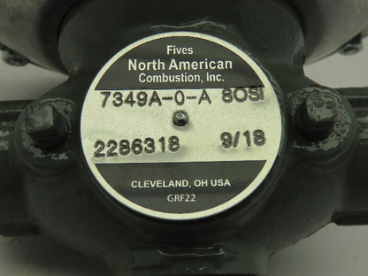 Fives North American Combustion Inc. 7349A-0-A 8OSI Pressure Regulator 3/4 NPT