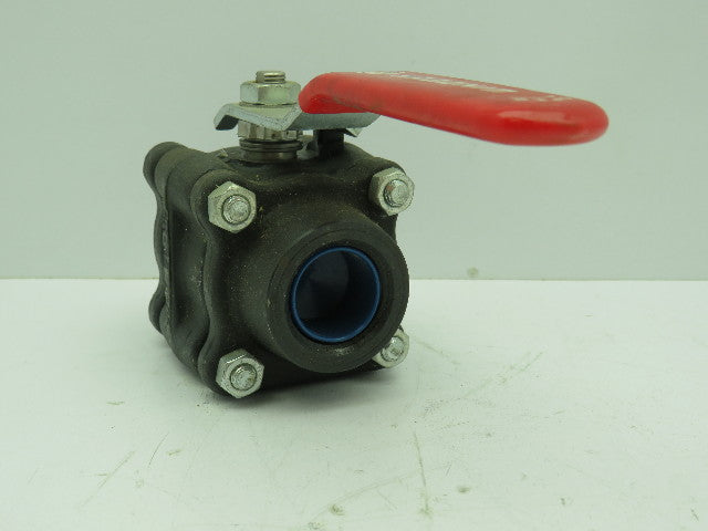 Habonim High Pressure Stainless Ball Valve Steel Body 1" NPT Class 1500