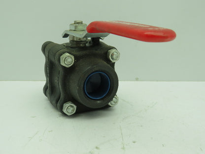 Habonim High Pressure Stainless Ball Valve Steel Body 1" NPT Class 1500