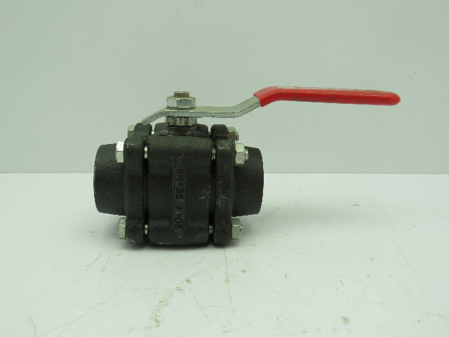 Habonim High Pressure Stainless Ball Valve Steel Body 1" NPT Class 1500