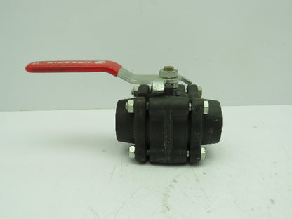 Habonim High Pressure Stainless Ball Valve Steel Body 1" NPT Class 1500