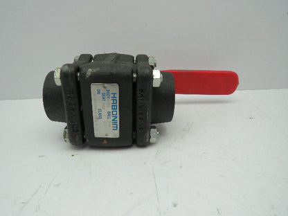 Habonim High Pressure Stainless Ball Valve Steel Body 1" NPT Class 1500