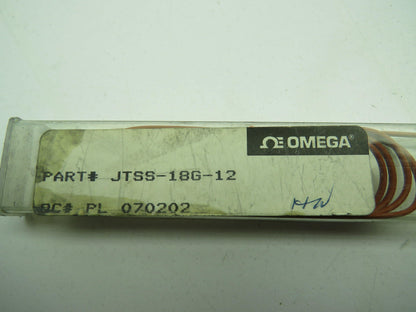 Omega JTSS-18G-12 Thermocouple, High Temperature Lot of 2