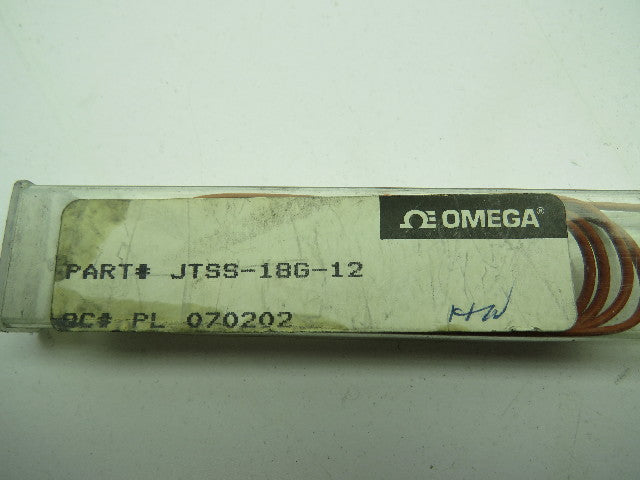 Omega JTSS-18G-12 Thermocouple, High Temperature Lot of 2