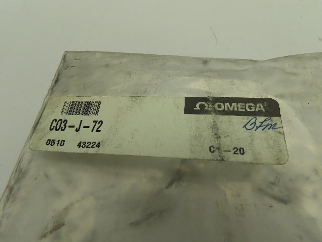 Omega C03-J-72 Cement-On Surface Thermocouples CO1, CO2, CO3