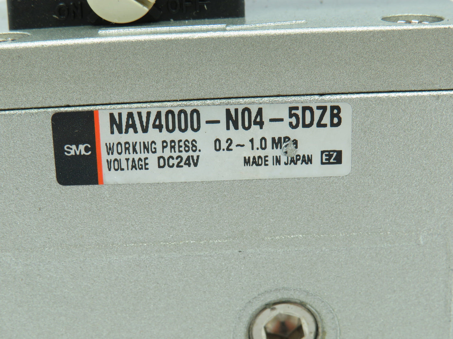 SMC NAV4000-N04-5DZB Pneumatic Soft Start Valve 24VDC 1/2"NPT