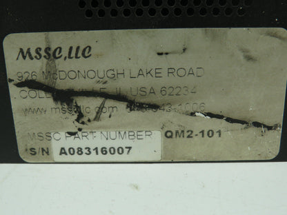 MSSC QM2-101 Printer Cover Only