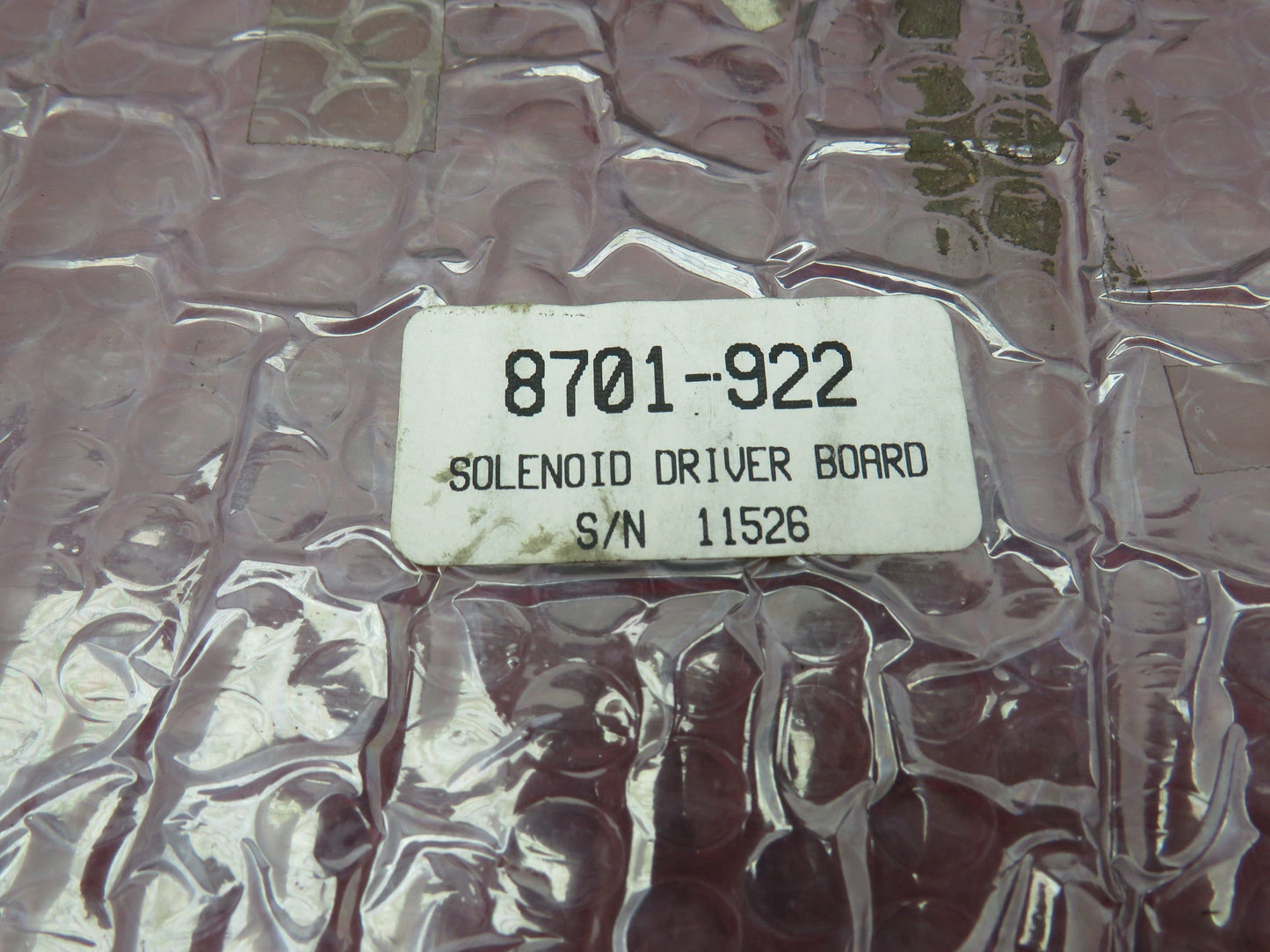 Diagraph Corporation 8701-922 Solenoid Driver Board