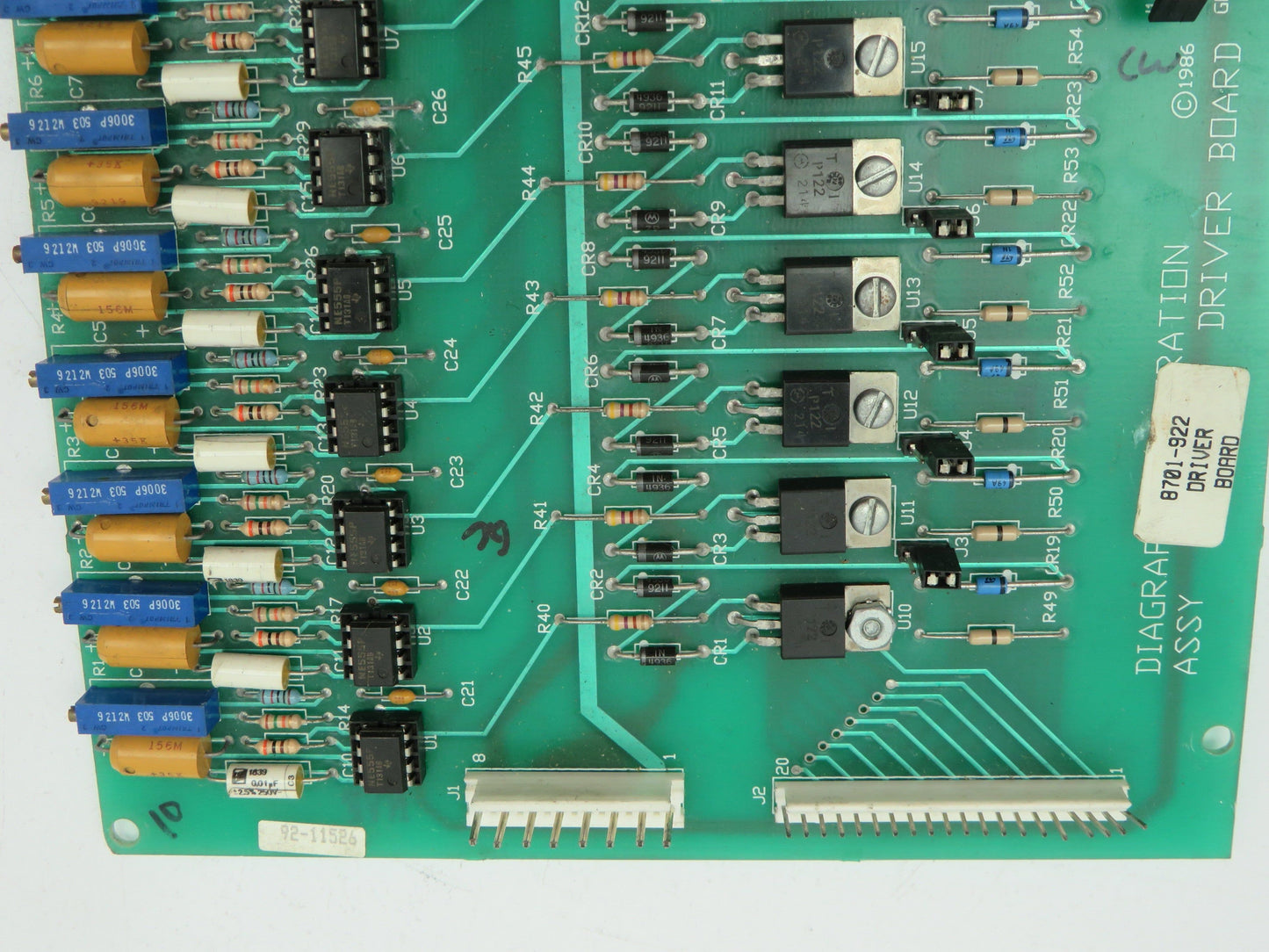 Diagraph Corporation 8701-922 Solenoid Driver Board