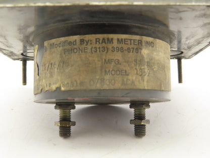 Simpson Model 1359 AC Amperes Panel Meter 0-800 Amp  LOT OF 2