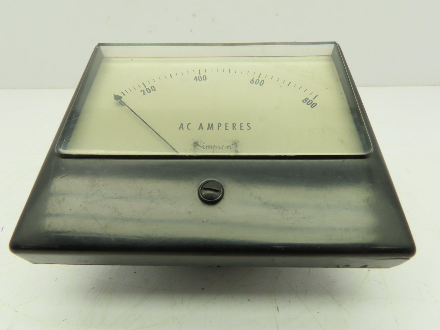 Simpson Model 1359 AC Amperes Panel Meter 0-800 Amp  LOT OF 2