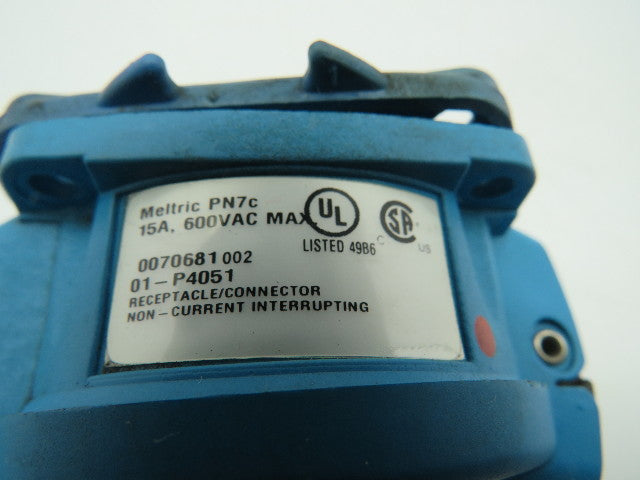 Marechal 01-P4051 Meltric PN7C Poly Receptacle 6-Wire 5-Pin Female Connector 15A