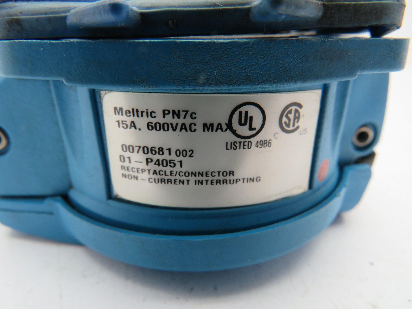 Marechal 01-P4051 Meltric PN7C Poly Receptacle 6-Wire 5-Pin Female Connector 15A