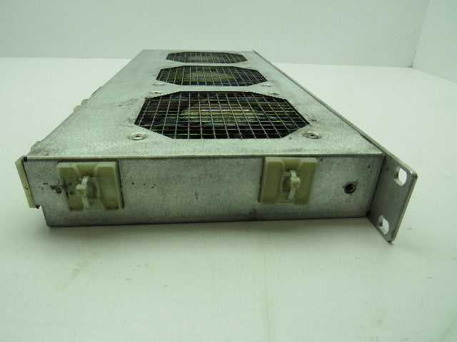 Schroff 10713-102 Steel Bracket Mount 3-Fan Tray Assembly Unit 115V