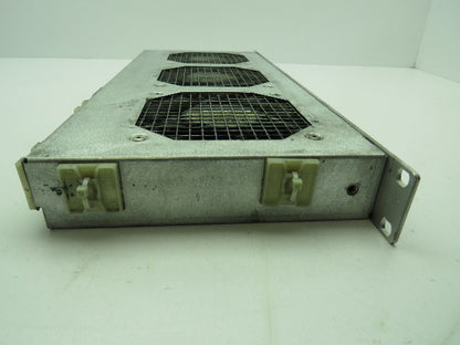 Schroff 10713-102 Steel Bracket Mount 3-Fan Tray Assembly Unit 115V