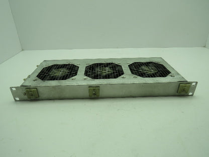 Schroff 10713-102 Steel Bracket Mount 3-Fan Tray Assembly Unit 115V