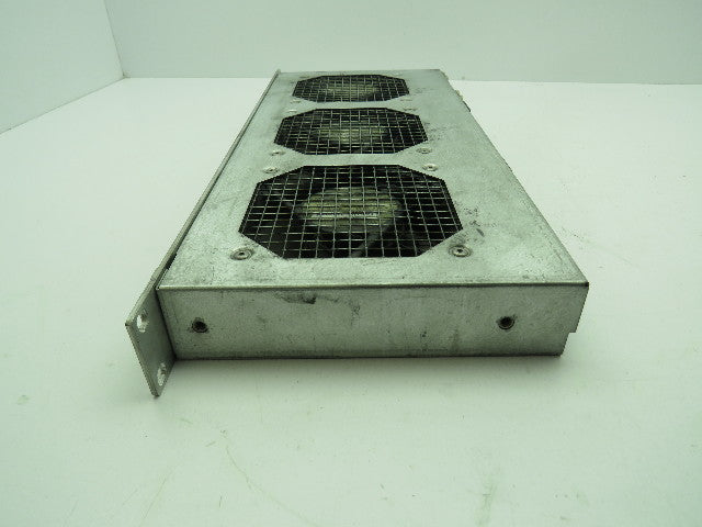 Schroff 10713-102 Steel Bracket Mount 3-Fan Tray Assembly Unit 115V