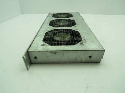 Schroff 10713-102 Steel Bracket Mount 3-Fan Tray Assembly Unit 115V