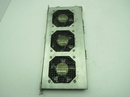 Schroff 10713-102 Steel Bracket Mount 3-Fan Tray Assembly Unit 115V