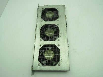 Schroff 10713-102 Steel Bracket Mount 3-Fan Tray Assembly Unit 115V