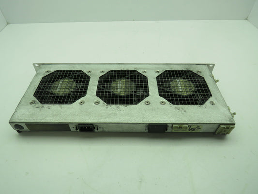 Schroff 10713-102 Steel Bracket Mount 3-Fan Tray Assembly Unit 115V