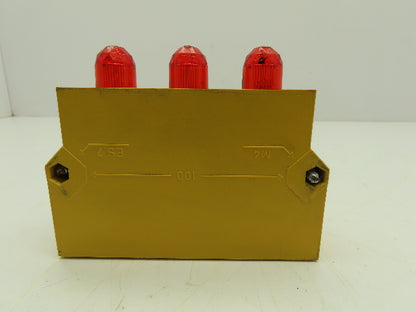 CEMA 105DTL690 Flashing Signaling Device 400-690V RED Lamp 1/3 Phase Series 105