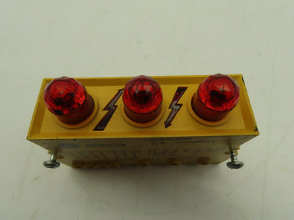 CEMA 105DTL690 Flashing Signaling Device 400-690V RED Lamp 1/3 Phase Series 105