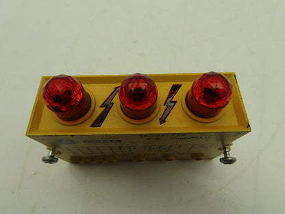 CEMA 105DTL690 Flashing Signaling Device 400-690V RED Lamp 1/3 Phase Series 105