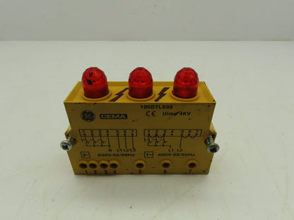 CEMA 105DTL690 Flashing Signaling Device 400-690V RED Lamp 1/3 Phase Series 105