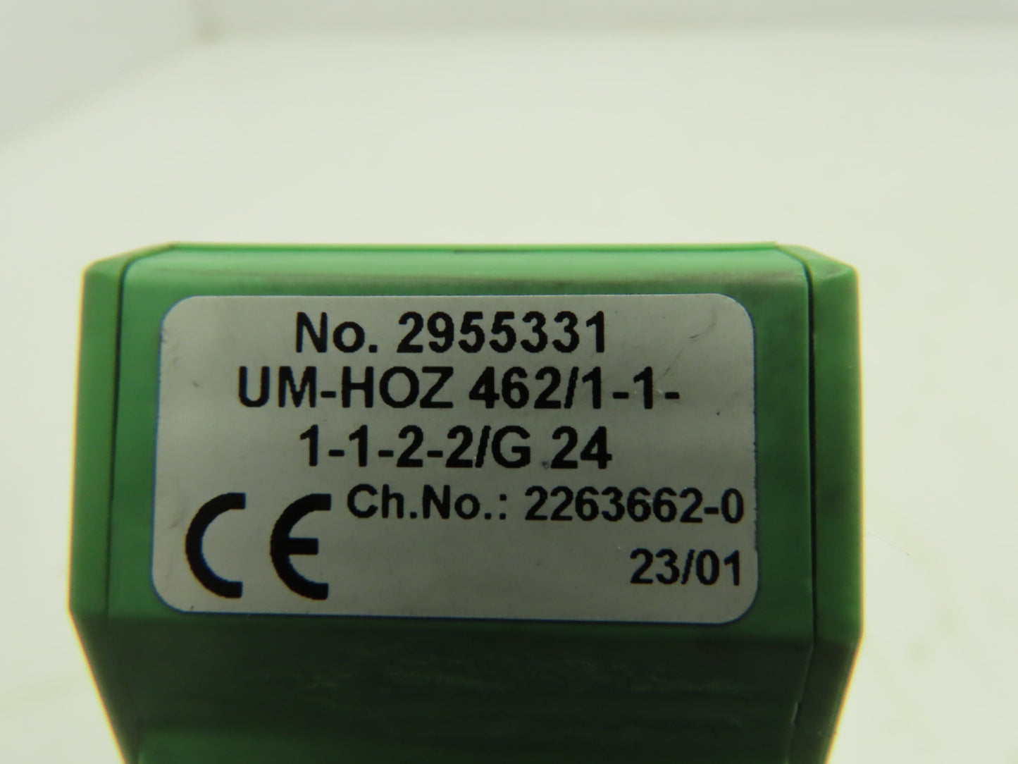 UM-HOZ 462/1-1-1-1-2-2/G24 Phoenix Relay Socket Base DIN Rail HOZ-462-1210 24VDC