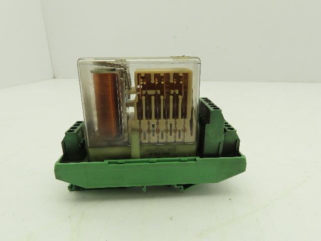 UM-HOZ 462/1-1-1-1-2-2/G24 Phoenix Relay Socket Base DIN Rail HOZ-462-1210 24VDC