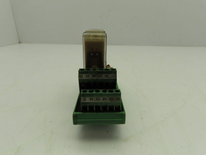 UM-HOZ 462/1-1-1-1-2-2/G24 Phoenix Relay Socket Base DIN Rail HOZ-462-1210 24VDC