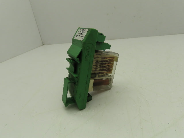 UM-HOZ 462/1-1-1-1-2-2/G24 Phoenix Relay Socket Base DIN Rail HOZ-462-1210 24VDC