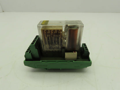 UM-HOZ 462/1-1-1-1-2-2/G24 Phoenix Relay Socket Base DIN Rail HOZ-462-1210 24VDC